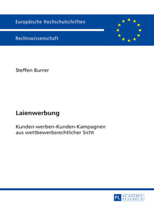 cover image of Laienwerbung